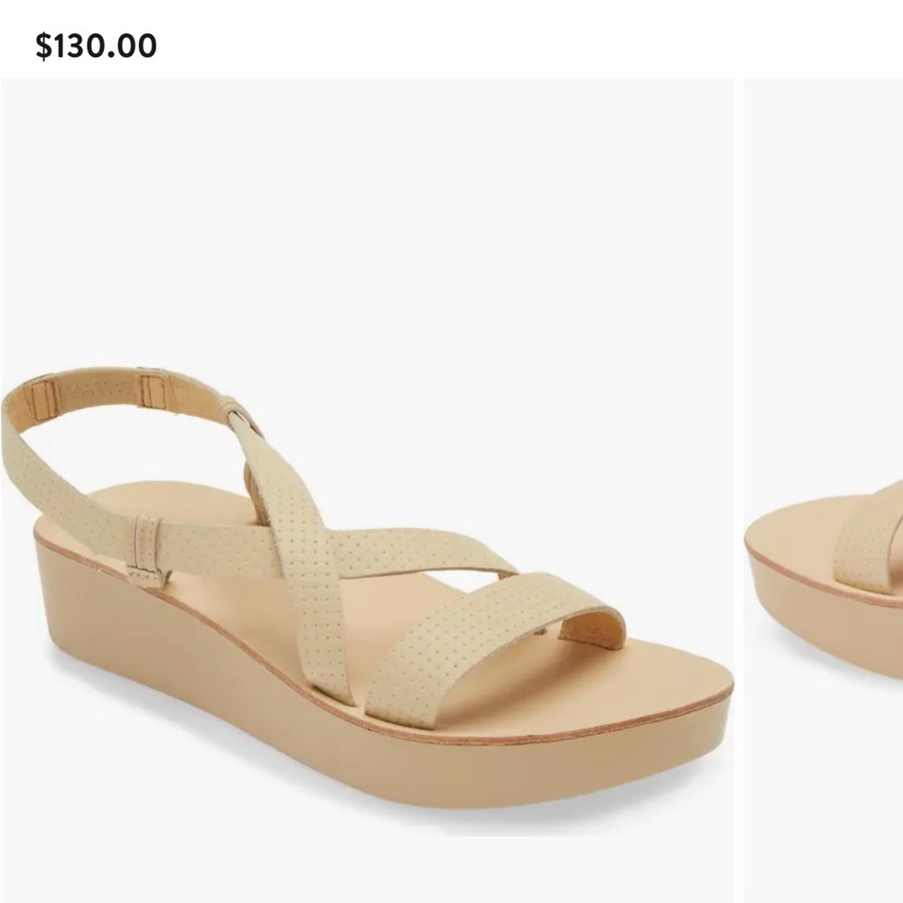 OluKai Onohi Strappy Platform Sandal size 10